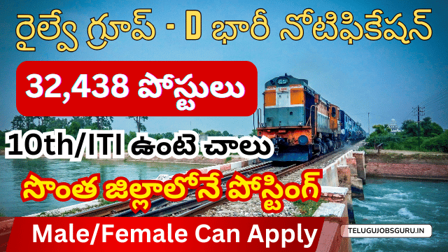 RRB Group D Recruitment 2025 – Apply for 32,438 Railway Vacancies Across India