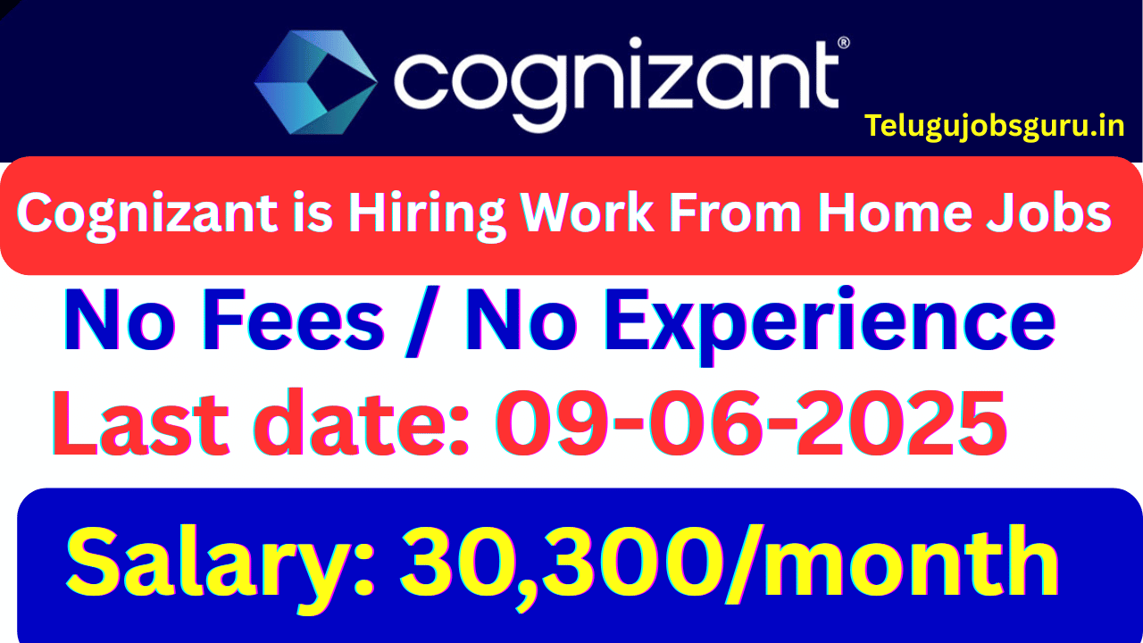 Cognizant Process Executive Jobs 2025 Notification in Telugu | IT Jobs, Digital Marketing Jobs