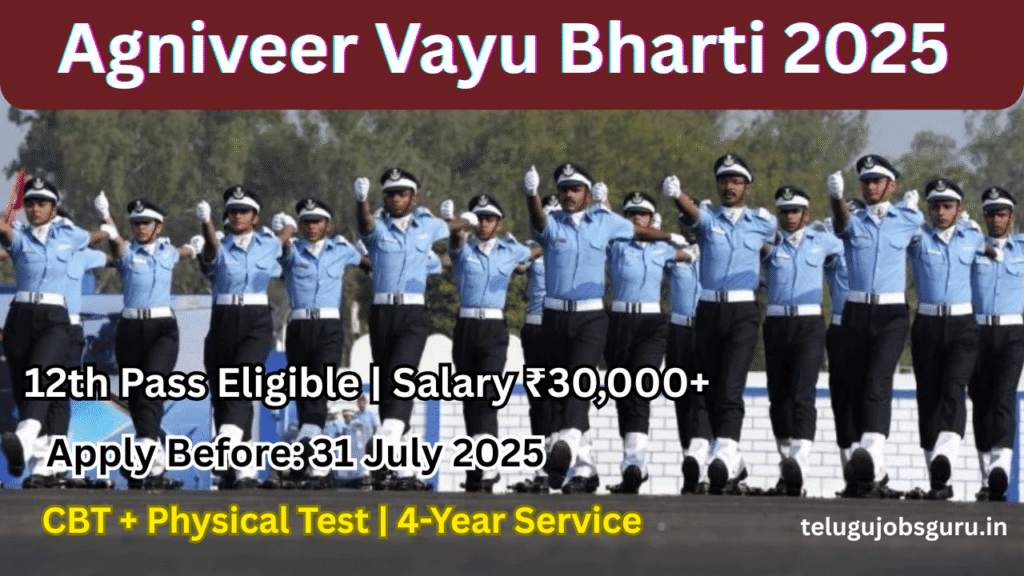 Air Force Agniveer Vayu Recruitment 2025 Notification in Telugu