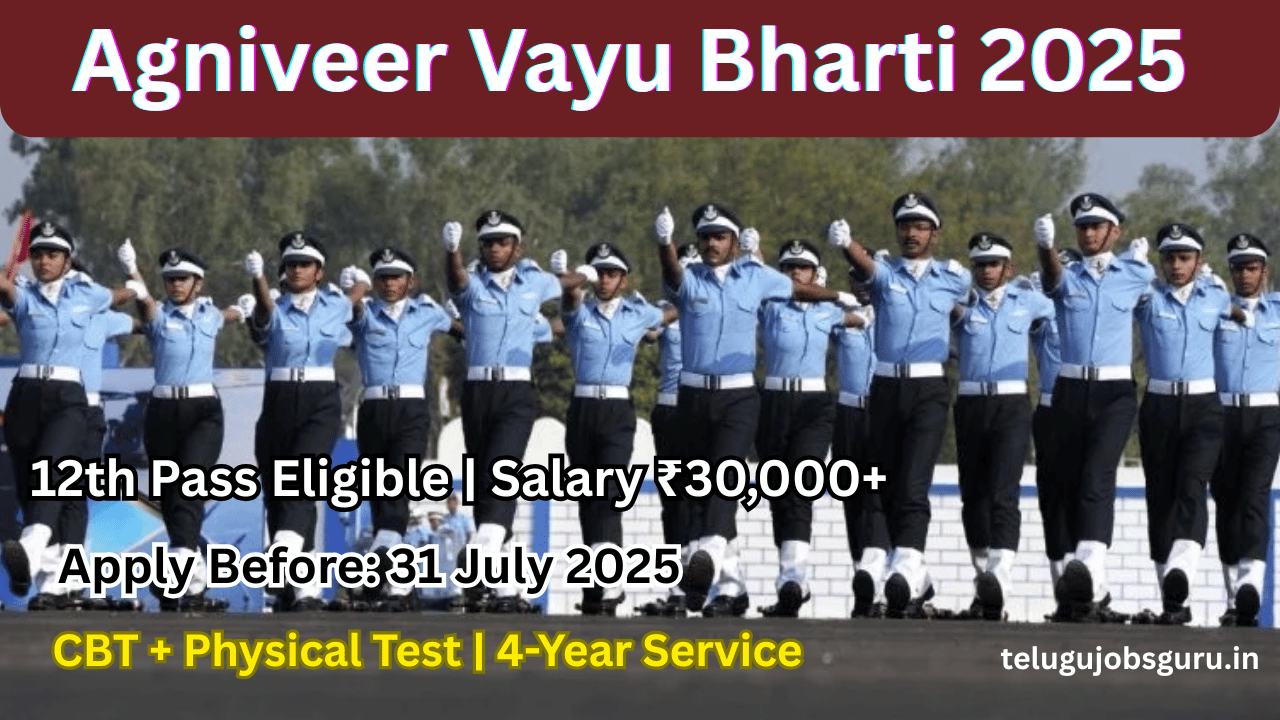 Air Force Agniveer Vayu Recruitment 2025 Notification in Telugu