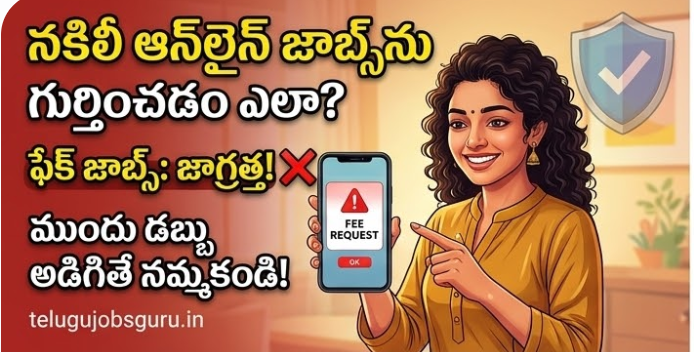 నకిలీ ఆన్‌లైన్ జాబ్స్ మరియు వర్క్ ఫ్రమ్ హోమ్ మోసాలను గుర్తించడం ఎలా (Fake Online Jobs in Telugu)