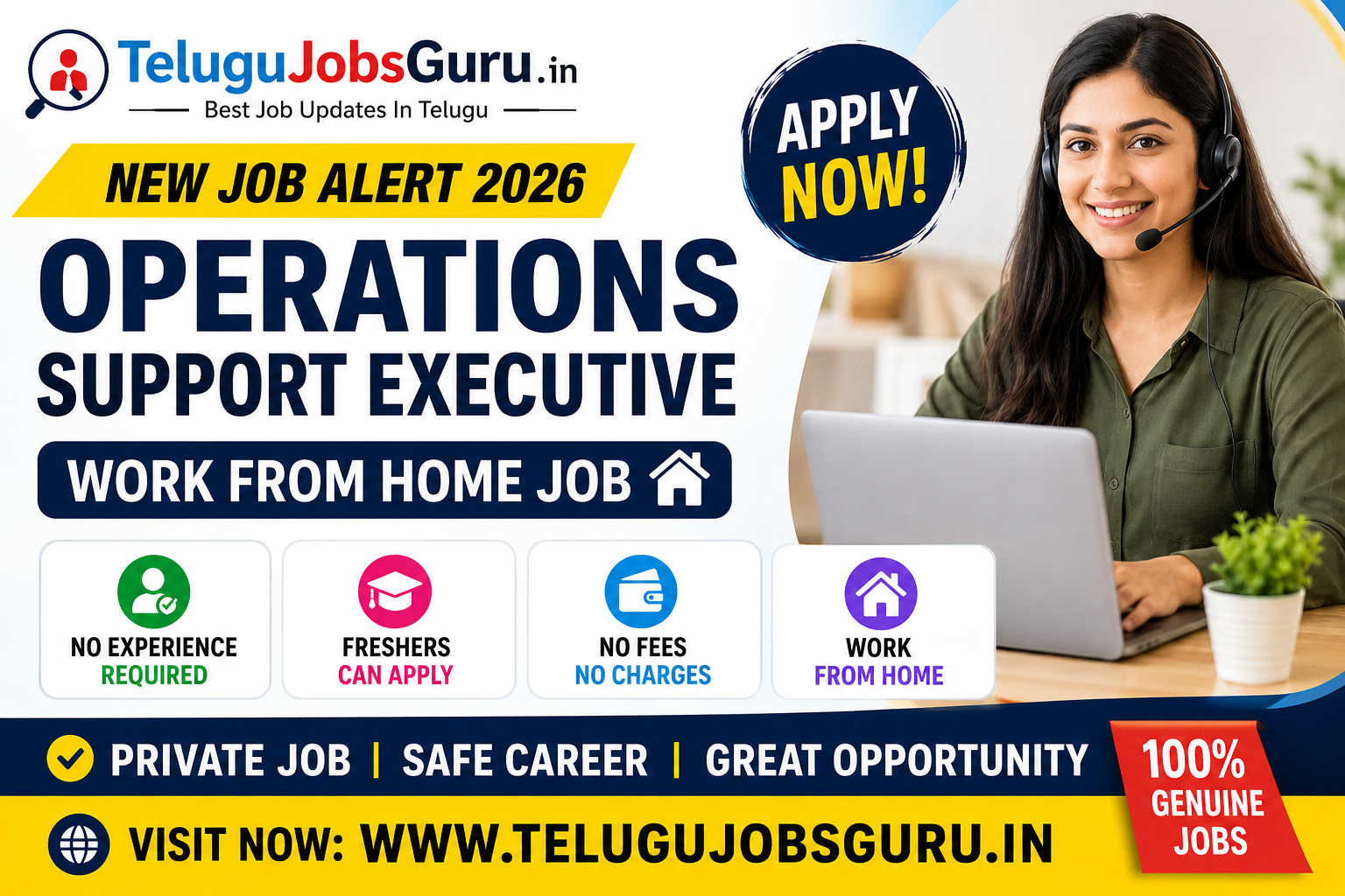 Liberis Operations Support Executive Work From Home Job 2026 for Freshers with No Experience Required and No Application Fees